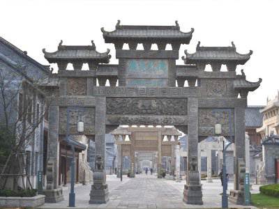 石雕欄桿、石拱橋、石欄桿