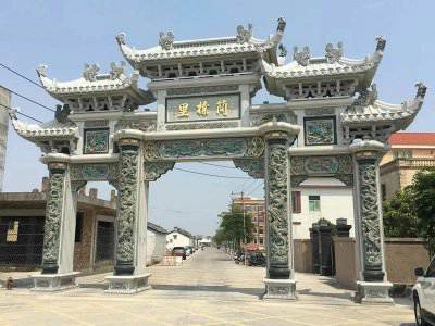 石雕欄桿、石拱橋、石欄桿