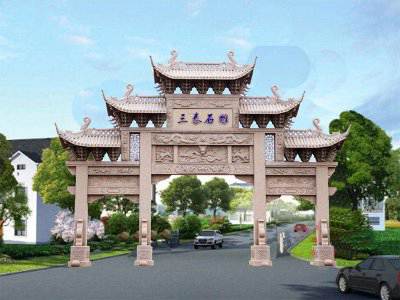 石雕欄桿、石拱橋、石欄桿