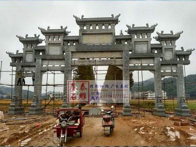 石雕欄桿、石拱橋、石欄桿