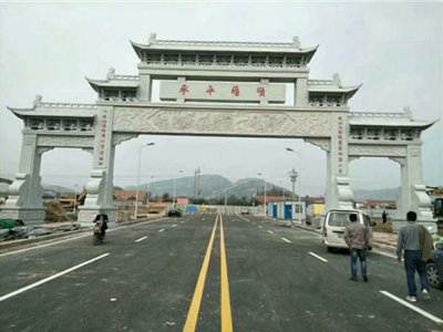 石雕欄桿、石拱橋、石欄桿