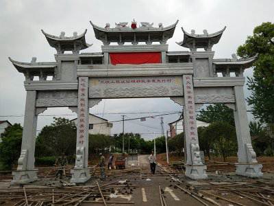 石雕欄桿、石拱橋、石欄桿