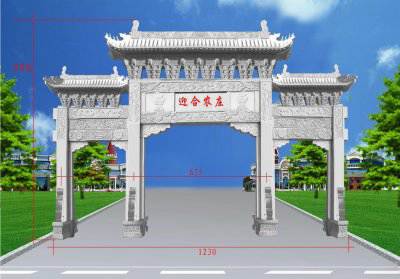 石雕欄桿、石拱橋、石欄桿