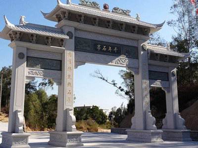 石雕欄桿、石拱橋、石欄桿