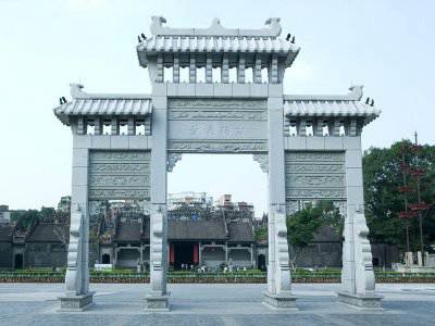 石雕欄桿、石拱橋、石欄桿