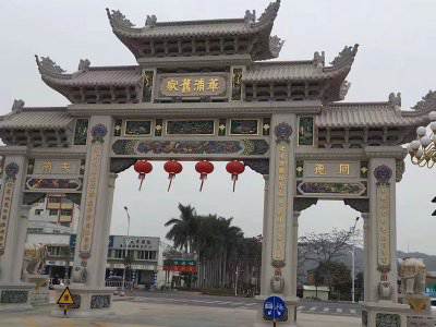 石雕欄桿、石拱橋、石欄桿