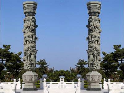 石雕欄桿、石拱橋、石欄桿