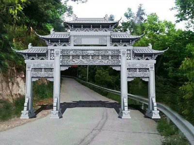 石雕欄桿、石拱橋、石欄桿