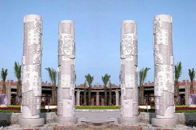 石雕欄桿、石拱橋、石欄桿