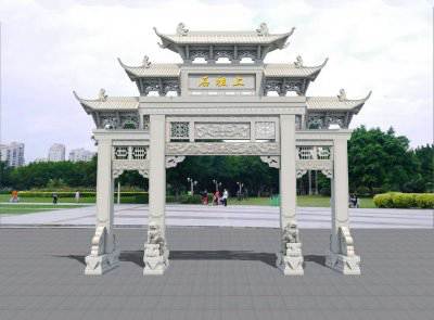 石雕欄桿、石拱橋、石欄桿