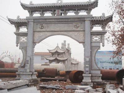 石雕欄桿、石拱橋、石欄桿