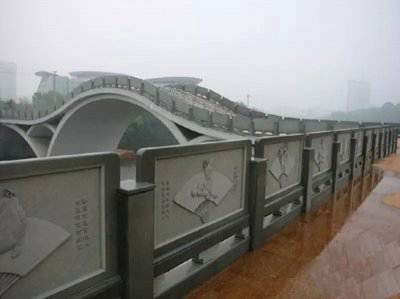 石雕欄桿、石拱橋、石欄桿