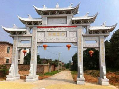 石雕欄桿、石拱橋、石欄桿