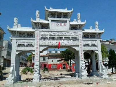 石雕欄桿、石拱橋、石欄桿