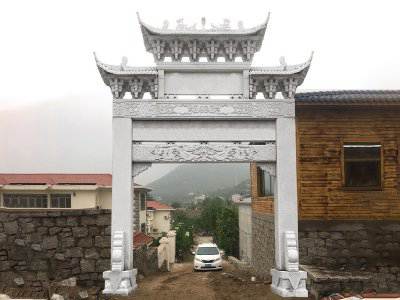 石雕欄桿、石拱橋、石欄桿