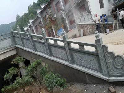 石雕欄桿、石拱橋、石欄桿