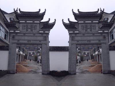 石雕欄桿、石拱橋、石欄桿