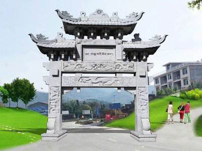 石雕欄桿、石拱橋、石欄桿