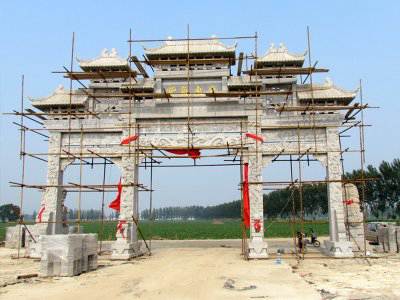 石雕欄桿、石拱橋、石欄桿