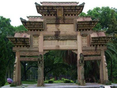 石雕欄桿、石拱橋、石欄桿