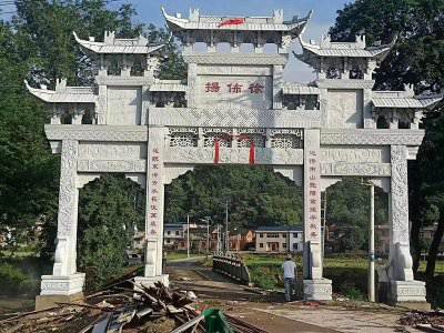 石雕欄桿、石拱橋、石欄桿