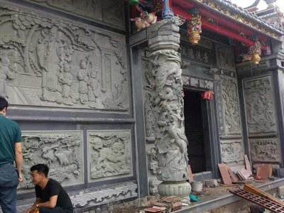 石雕欄桿、石拱橋、石欄桿