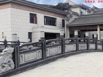 石雕欄桿、石拱橋、石欄桿