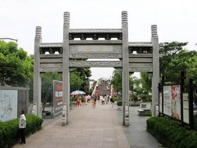 石雕欄桿、石拱橋、石欄桿