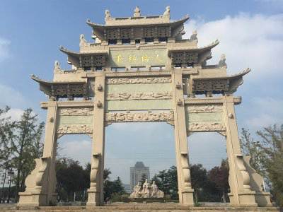 石雕欄桿、石拱橋、石欄桿