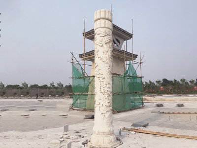 石雕欄桿、石拱橋、石欄桿