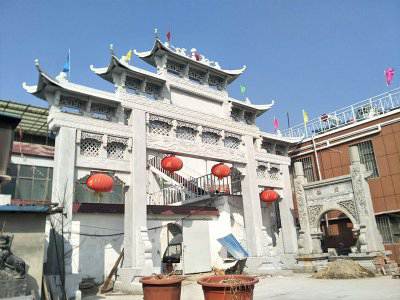 石雕欄桿、石拱橋、石欄桿