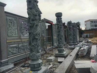 石雕欄桿、石拱橋、石欄桿