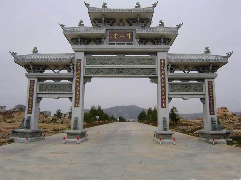 花崗巖石牌坊