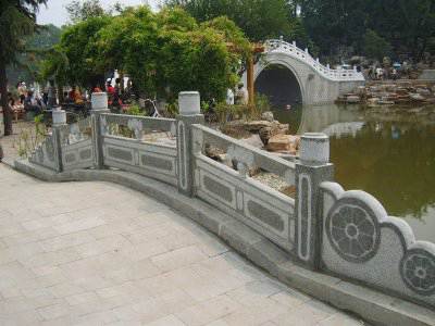 石雕欄桿、石拱橋、石欄桿