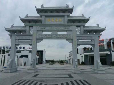 石雕欄桿、石拱橋、石欄桿